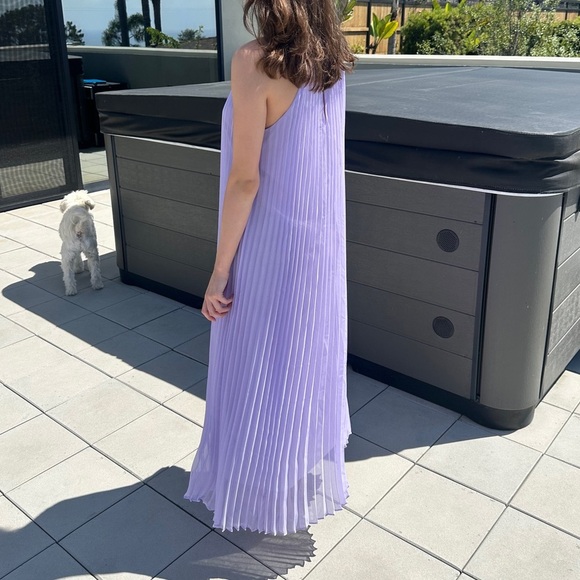 Revolve Likely Pleated Maxi Dress in Lavender - Picture 3 of 11